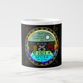 Coffee Mug with a Humorous Digital Design Extra Grote Beker