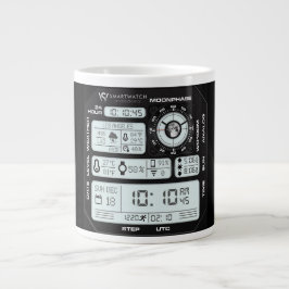 Coffee Mug with a Humorous Digital Design Extra Grote Beker