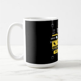 Coffee Mug with a Humorous Digital Design Koffiemok