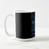 Coffee Mug with a Humorous Digital Design Koffiemok (Links)