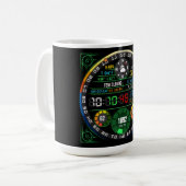 Coffee Mug with a Humorous Digital Design Koffiemok (Voorkant links)