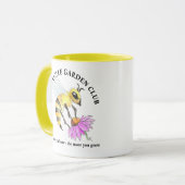 Coffee Mug with Bee design Mok (Voorkant links)