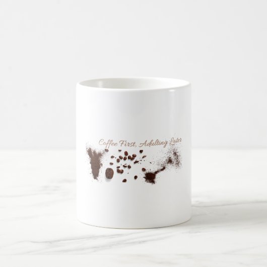 Coffee Mug with Design. (Centre)