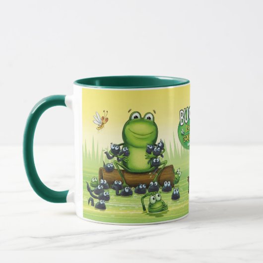 Coffee Mug with frogs design (Gauche)