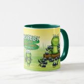 Coffee Mug with frogs design (Devant droit)