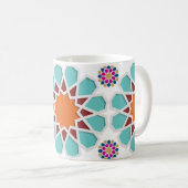 Coffee Mug with Touch of Moroccan Zellige Artistry (Devant droit)
