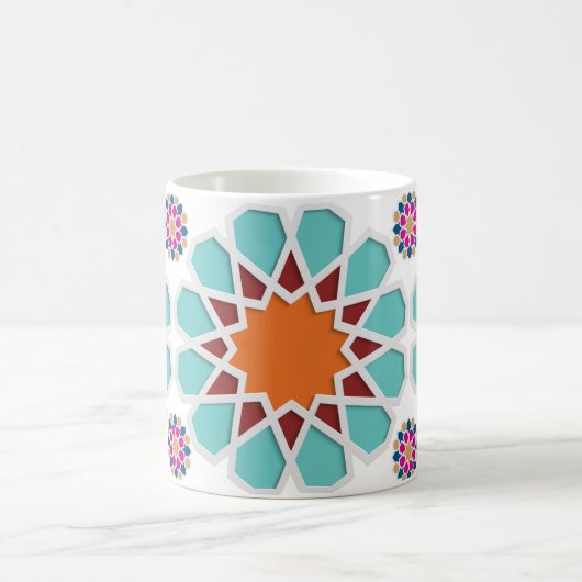 Coffee Mug with Touch of Moroccan Zellige Artistry (Centre)