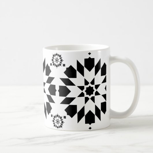 Coffee Mug with Touch of Moroccan Zellige Artistry (Droite)