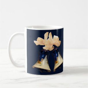 Coffee Mugs Blue met Kerstmis Koffiemok