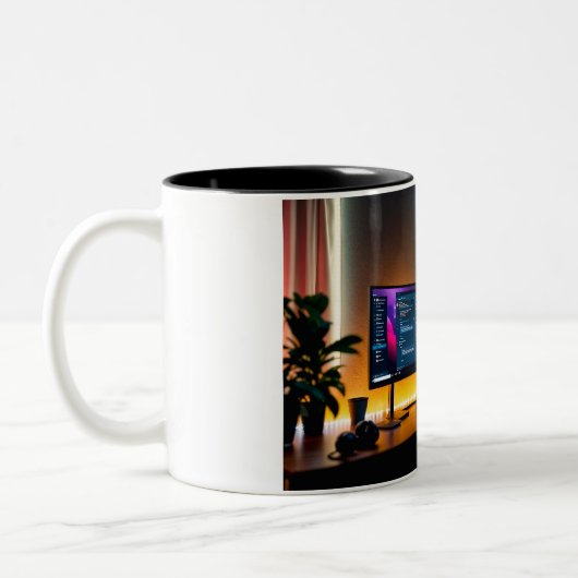Coffee mugs for programmers. (Gauche)
