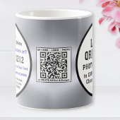Coffee Mugs with Company LOGO, QR CODE, PHOTO