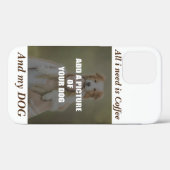 Coffee & my Dog Throw Pillow Case-Mate iPhone Case (Achterkant (horizontaal))
