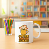 Coffee & Name Herhaalt Mok; Mok van de leraar klas