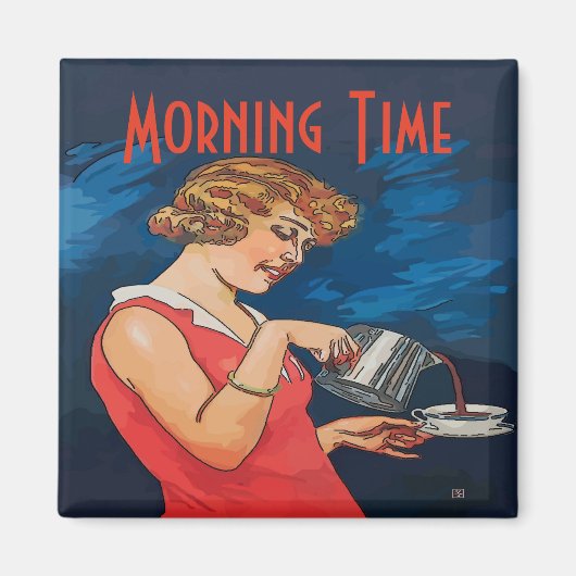 Coffee New Orleans Cafe Magneet (Voorkant)