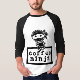 Coffee Ninja 3/4 Sleeve T-shirt