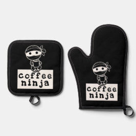 Coffee Ninja Ovenwant & Pannenlap Set