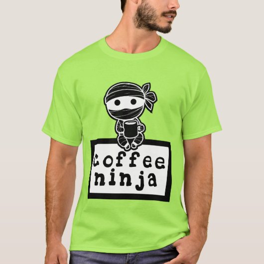 Coffee Ninja T-shirt (Voorkant)