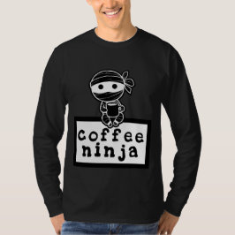 Coffee Ninja T-shirt met lange mouwen