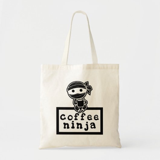 Coffee Ninja Tote Bag (Voorkant)