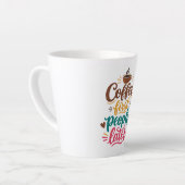Coffee Now People Later Mug  (Angle gauche)