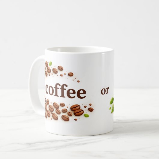 Coffee or Tea Classic Mug (Devant gauche)