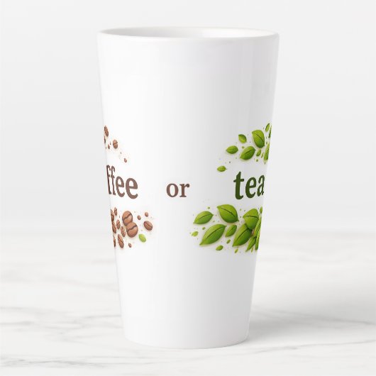 Coffee or Tea Latte Mug (Devant)