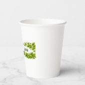 Coffee or Tea  Papieren Bekers (Achterkant)