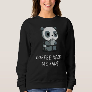 Coffee Panda Quote Leuke Panda Cool Beer Coffee Trui