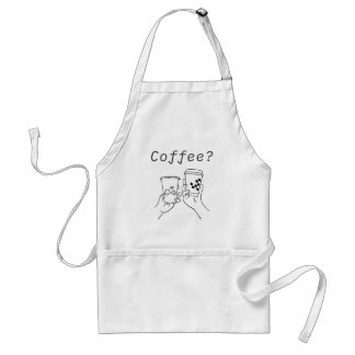 Coffee Party Schort - Twee kopjes plezier