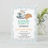 Coffee pastry party invitation (Debout devant)