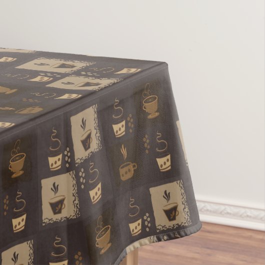 Coffee Pattern Tablecloth Tafelkleed (Voorbeeld)