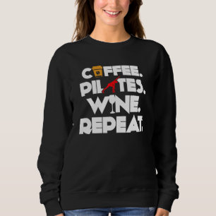 Coffee Pilates Wine Herhalen Trui