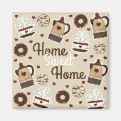 Coffee Pot and Cup Magneet (Voorkant)