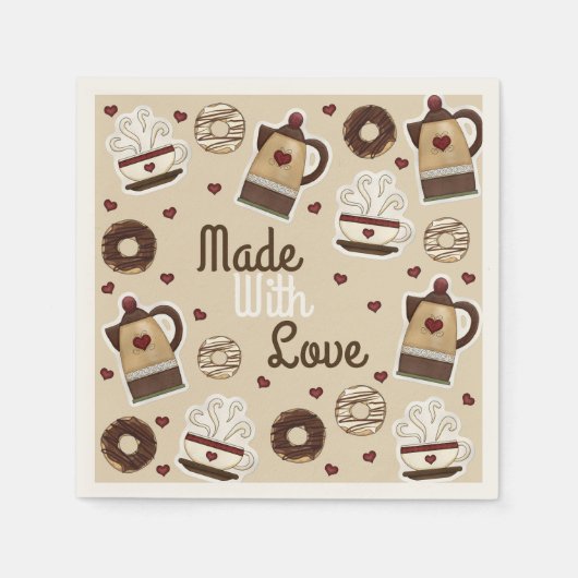 Coffee Pot and Cup Servet (Voorkant)