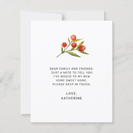 Coffee Pot Brewing Budget Moving Aankondiging (Achterkant)