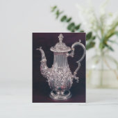 Coffee-pot door John Watson, Sheffield, 1818 Briefkaart (Staand voorkant)