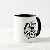 Coffee Pot Head Funny Coffee Mok (Voorkant rechts)