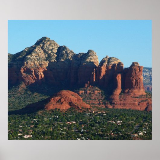Coffee Pot Rock I in Sedona Arizona Poster (Voorkant)