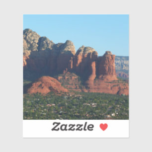 Coffee Pot Rock I in Sedona Arizona Sticker