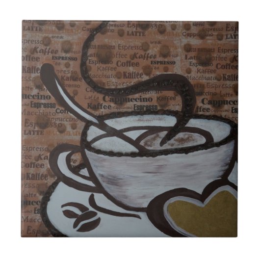 coffee pot tegeltje (Voorkant)