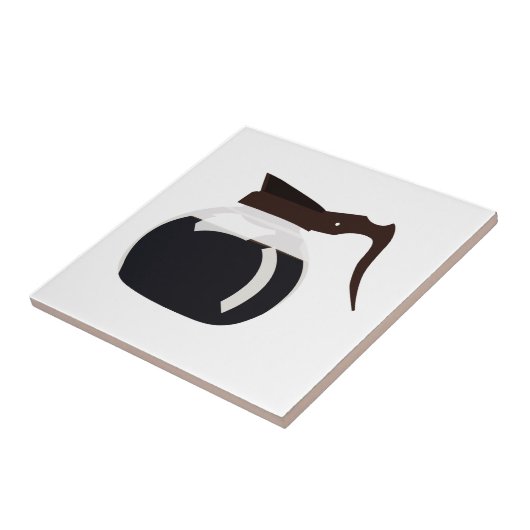 Coffee Pot Tegeltje (Zijkant)