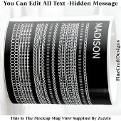 Coffee Preference Hidden Message Name 101W Stylish Koffiemok