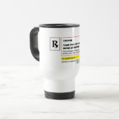 "Coffee Prescription"-reismuis Reisbeker (Voorkant links)