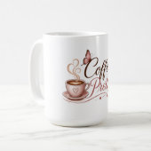 Coffee Pretty logo mok (Voorkant links)