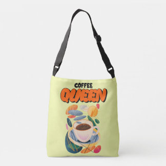 Coffee Queen - Perfect Cadeau voor Koffie Lo Crossbody Tas