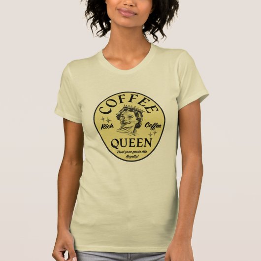 Coffee Queen T-shirt (Voorkant)