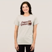 Coffee Queen Tri-Blend Shirt (Voorkant volledig)