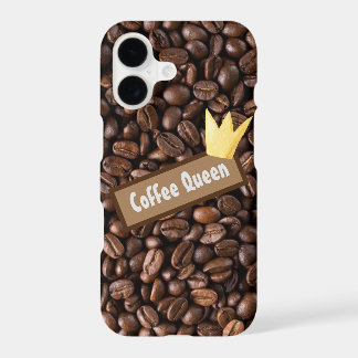Coffee Queen Typographie Gold Crown