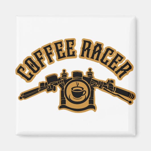 COFFEE RACER MAGNEET (Voorkant)