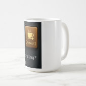 Coffee Reboot Mug – Funny Tech-Inspired Design for Koffiemok (Voorkant rechts)